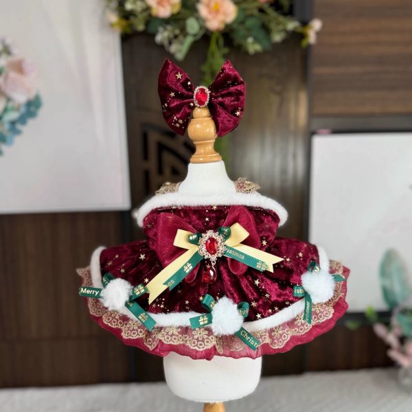 0615355D-EED8-4156-8DCE-6A8C7AAE285C.jpg 【New King】Christmas gown for Mokoko new costume clothes