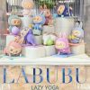Lazy Yoga series Figures The Monsters labubu yago blind box