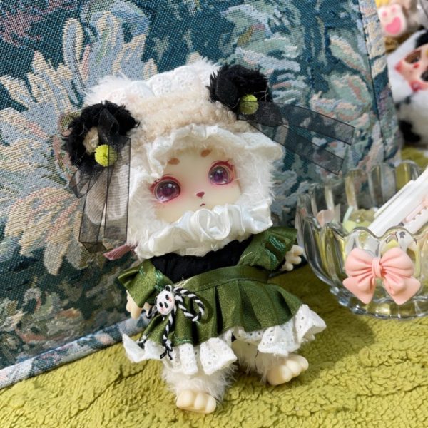 1_c99c5fbd-70cc-4237-b1f7-cdaea423bdf9.jpg Panda Green banboo 17cm Doll Baby Clothes