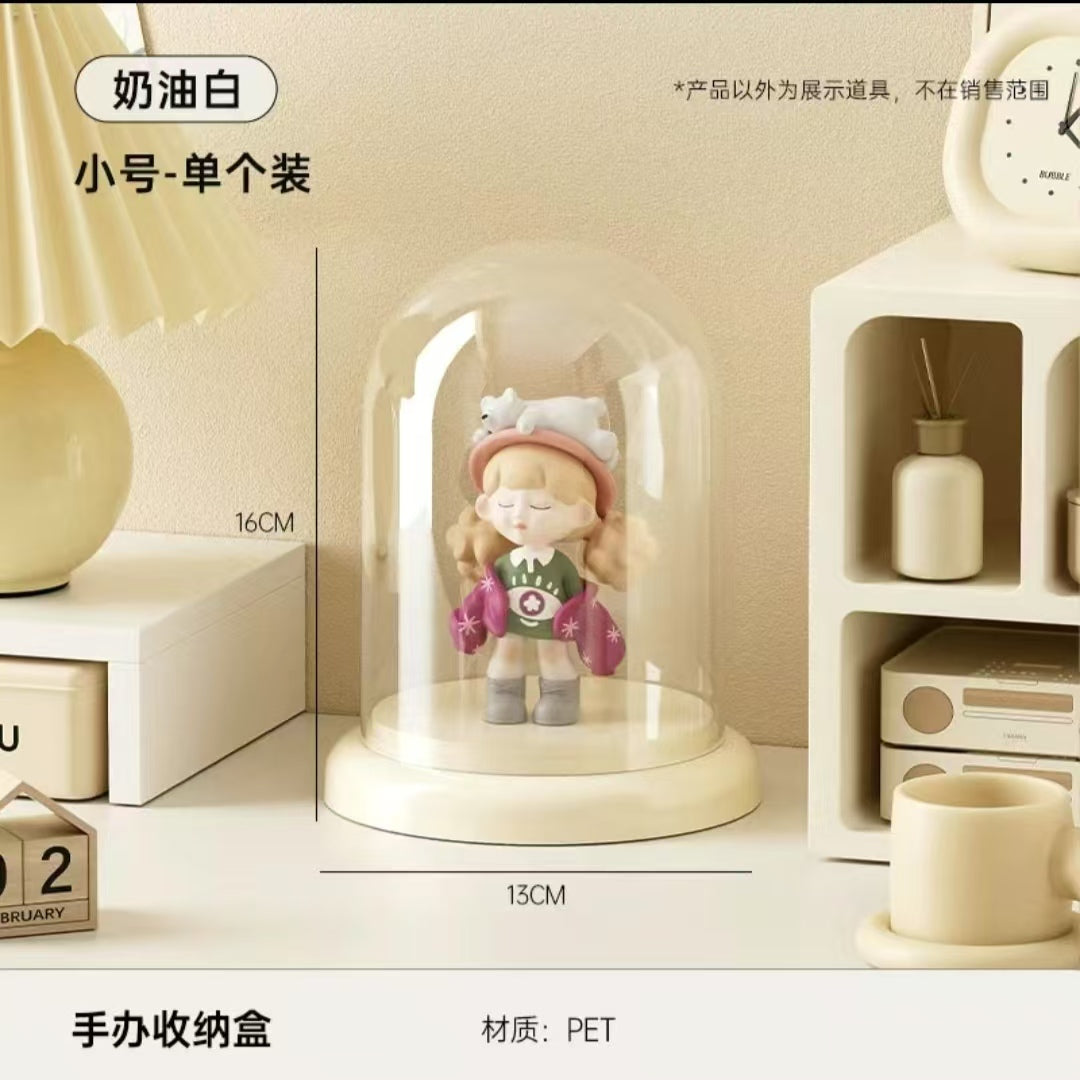 Transparent protective Cover plastics suitable for 14cm doll 