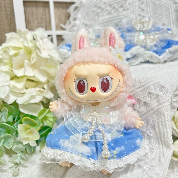 20241021172654.jpg 【Little Cloud】17 cm stuffed plush Doll Clothes labubu or kimmon or liilas toys clothes