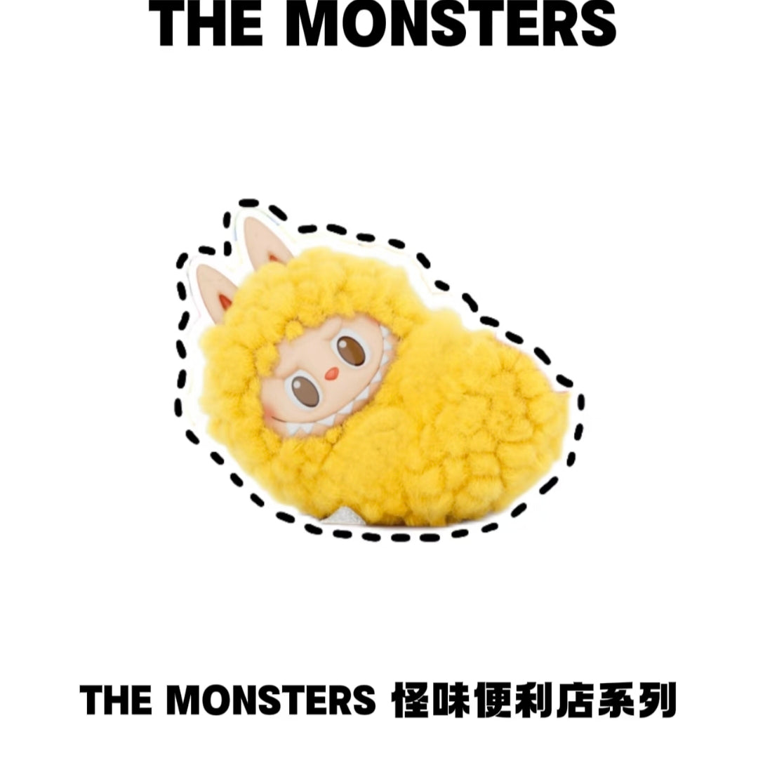 (Cat10071)Tempura Labubu The Monsters Wacky Mart series Earphone case handing card plush pendant