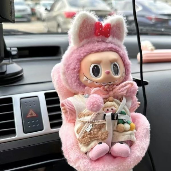 2_40c753a2-16e2-4a4a-82ab-d49e37def1ad.jpg Labubu Car Seat fixed ornaments can be fixed on car with labubu or liilas cat 17cm toys accessories