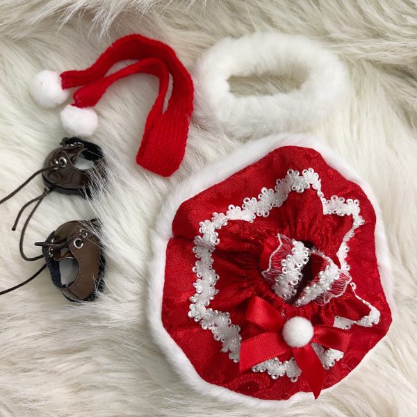 2_613a7fca-5b9d-40df-9274-3e7a81516632.jpg 【Golden Winter】【Hot Winter】new clothes for 17cm plush doll new costume