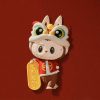 (Cat10024)PopLand May You Get Rich series Fridge Magnet Labubu and Mokoko 