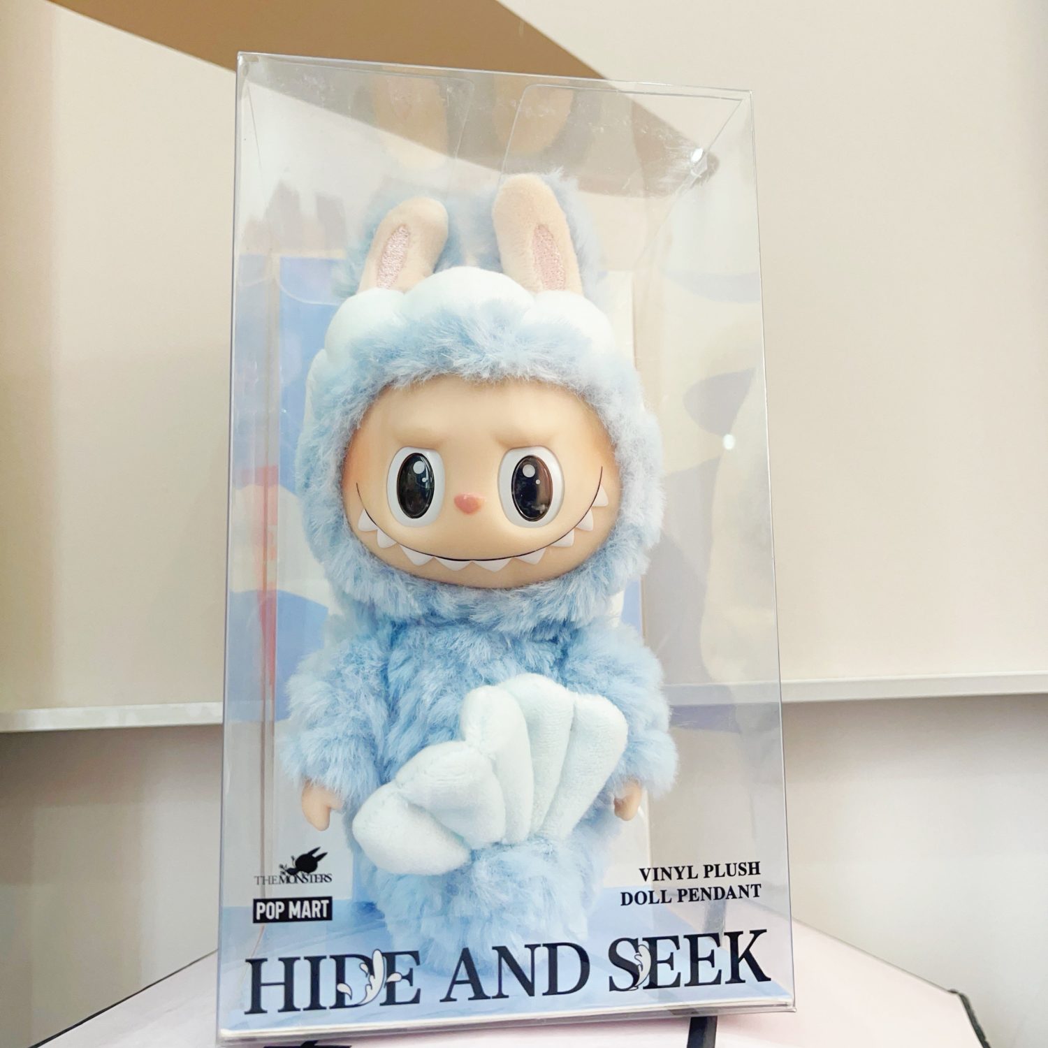 LABUBU HIDE AND SEEK IN SINGAPORE Merbubu plush doll pendant