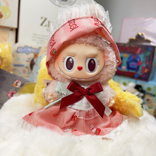 4_62b7f468-5194-4b02-b47c-05fea396bddf.jpg 【Strawberry rabbit】17 cm stuffed toys clothes labubu or mokoko or kimmon or liilas toys clothes