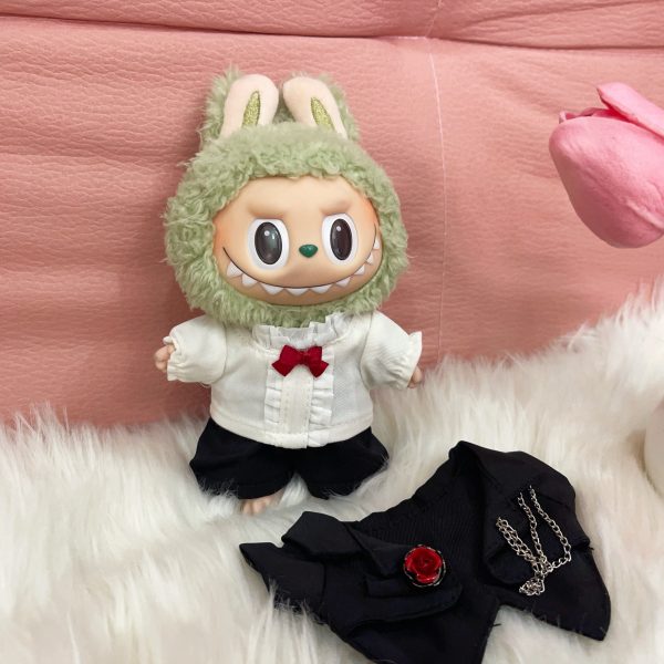 6_693cd3af-e44a-4404-9431-da2bc3d46b7a.jpg Gentleman new costume 17 cm stuffed toys clothes labubu gentleman costume