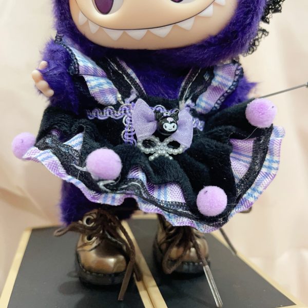 91_5a7a8598-02ec-48b1-adfd-7c797abfe72a.jpg 【Kuromi magic】new costume for 17cm doll toys accessories