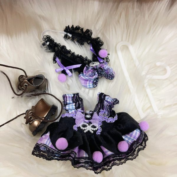 92_41da2d35-4e56-4c5e-8a27-bf2378491f09.jpg 【Kuromi magic】new costume for 17cm doll toys accessories