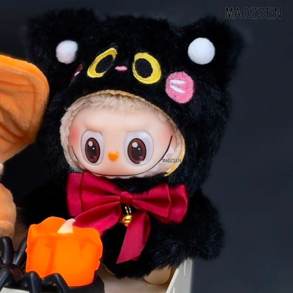 DABA94DE-3219-4C58-B292-3460129D303A.jpg Halloween Black Cat Costume for 17cm Dolls Clothes