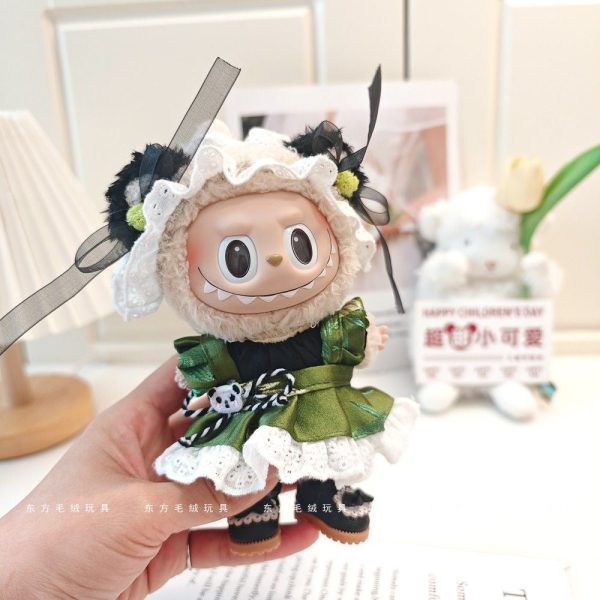IMG-9566.jpg Panda Green banboo 17cm Doll Baby Clothes